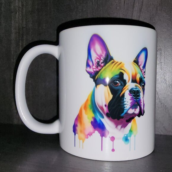 11 oz French bulldog coffee cup **NEW** - Picture 1 of 1